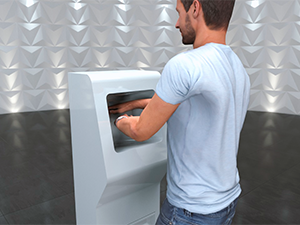 Contactless hand disinfector