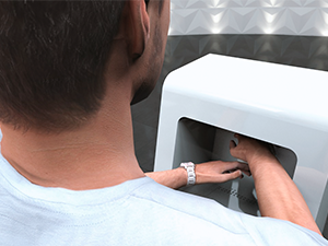Contactless hand disinfector